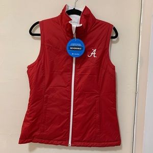 Columbia Alabama Crimson Tide Reversible Vest NWT